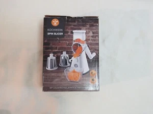 ✅Kochwerk Multi-Schneider Spin Slicer  Gemüse schneiden Käse reiben Reibe - Bild 1 von 1
