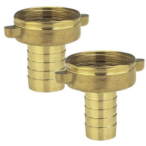 Gardena Messing Schlauch-Verschraubung 24,2mm (3/4") auf 19mm 3/4" & 13mm 1/2" - Picture 1 of 6