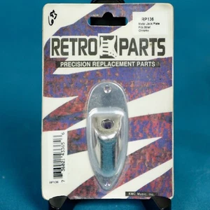 NOS Retro Parts RP136 Stratocaster Jack Plate: Luthier Retirement - Picture 1 of 2