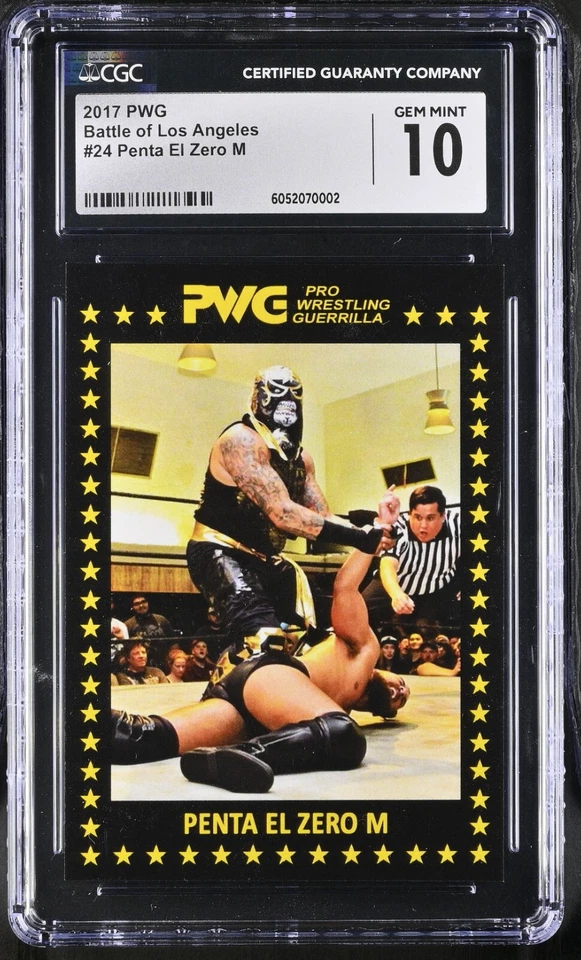 Penta El Zero M 2017 PWG BOLA NO24 дебютант RC CGC 10 Gem как новая POP 1 - Изображение 1 из 4