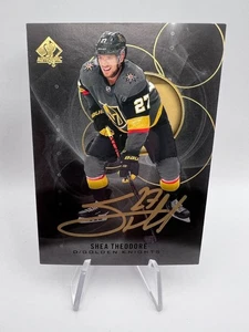 Shea Theodore - 2020-21 SP Authentic Black Gold Auto #30 Golden Knights Rare SSP - Picture 1 of 3