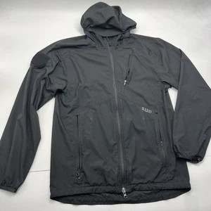 5.11 Tactical Packable Jacket Windbreaker MEN SMALL  Full Zip Hood Pockets - Picture 1 of 22