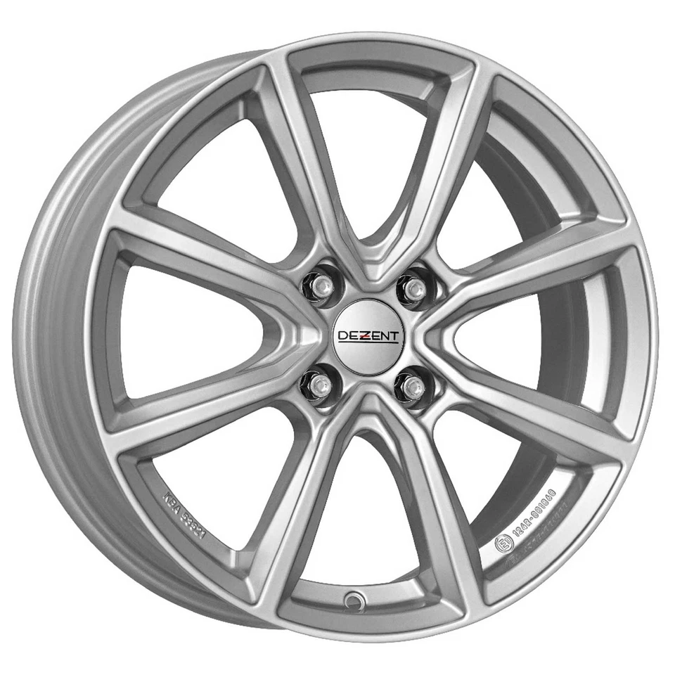 Llantas Dezent TN silver 6.5Jx16 ET35 4x100 para Mazda 2 323 Mx-5 16 Pulgadas