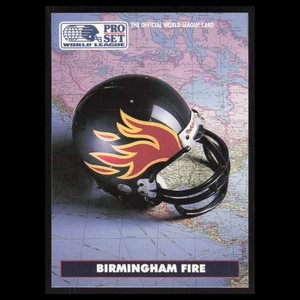 Team Card #11 1991 Pro Set WLAF Birmingham Fire Football Card NFL NM - Picture 1 of 3