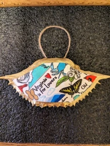 Virginia Is For Lovers Krabbe Ornament individuell handgefertigt Weihnachtsdeko - Bild 1 von 4