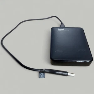 WD Elements 4TB USB 3.0 Portable External Hard Drive Power WDBU6Y0040BBK-EA - Afbeelding 1 van 7