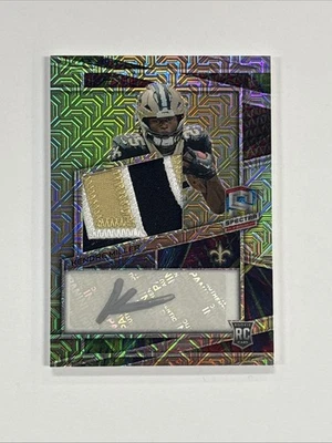 Kendre Miller 2023 Panini Spectra Rookie Auto Patch /10 Saints #223 SH - Image 1 of 2