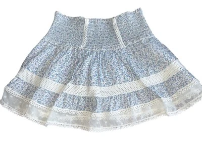 Minifalda Katie J NYC Tween Girls Lara Ditsy floral ajustada talla S (7-8) Foto 1 de 4