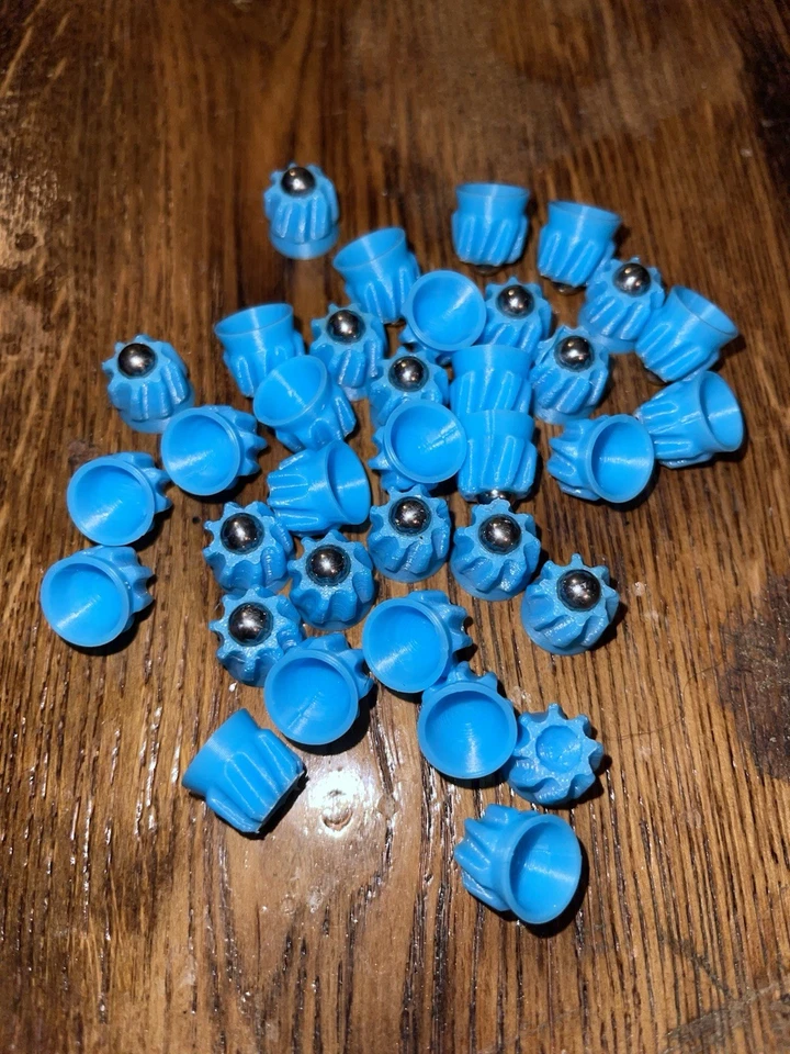 36x 6mm Steel-Ball-Halter Cal.50 Blue– PLA 3D-Druck für HDR50 / Umarex T4E - Bild 1 von 1