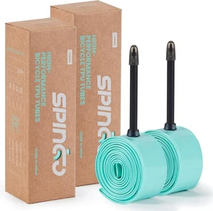 2-Pack SPINGO TPU Inner Tube 700cx 23c-32c 48mm/60mm/80mm Presta Valves TPU Bike - Picture 1 of 6