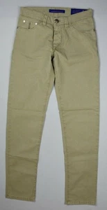 Barba Napoli Men's Limited Edition Khaki Jeans Size 32/47 New $325. - Picture 1 of 6