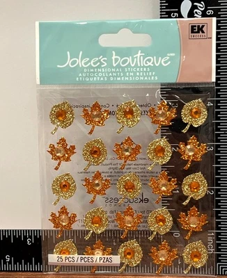 Jolees Boutique FALL LEAVES 50-20424 Dimensional Stickers EMBELLISHMENT - Image 1 of 4