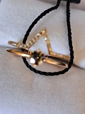 Anillo Le Vian Oro Fresa Chocolate Diamantes Talla 7 Nuevo con Etiquetas Foto 1 de 4