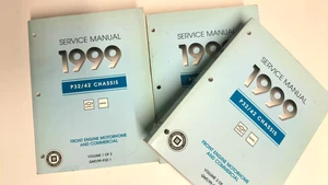Autocaravana GMC Chevrolet P32 P42 1999 manual de reparación de servicio de fábrica juego de 3 libros - Imagen 1 de 5