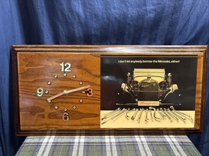 Snap On Tools Mercedes Clock I Don't Let Anybody Borrow The Mercedes Either.  DR - Picture 1 of 13