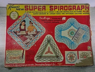 Juego de mesa Super Spirograph vintage - Juego incompleto - Ideal para coleccionistas Foto 1 de 3