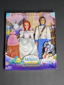 Disney 2006 The Little Mermaid Royal Wedding GIFTSET Dolls # J9569 New In Box  - Picture 1 of 13