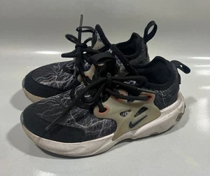 Nike Presto Slip-On Sneakers BQ4003-008 Black Logo Lightning Kids Size 12C - Picture 1 of 9
