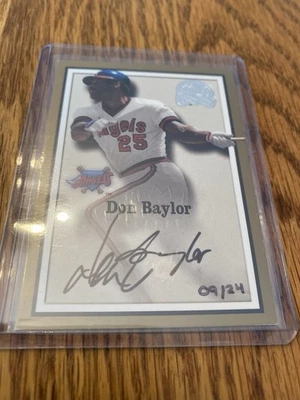 Don Baylor Fleer Greats of The Game On Card Auto 09/24 - Image 1 of 2