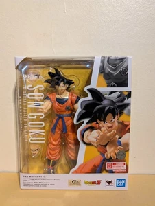 S.H.Figuarts Son Goku Saiyajin Criado en la Tierra Bandai Oficial En Stock Nuevo - Imagen 1 de 6