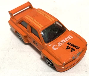 Vintage 1:64 Scale Diecast Corgi BMW M3 Orange DTM Race Car Cannon Castrol #44 - Picture 1 of 11
