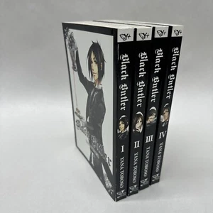 Konvolut 4 Bücher ~ BLACK BUTLER ~ Yana Toboso ~ Manga ~ Englisch ~ Bände 1-4 - Bild 1 von 5