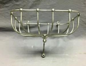 Large JL Mott Antique Wall Mount Sponge Holder Nickel Brass Bath Soap 1410-21B - Picture 1 of 12