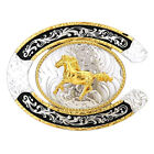 Belt Buckle for men Western Rodeo Horse Engraved Celt Pattern Cowboy buckles