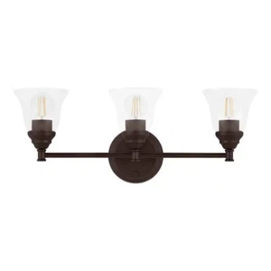 Hampton Bay HB3677-34 23.5 in. Marsden 3-Light Satin Bronze Vanity Light - Picture 1 of 1