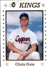 1990 Butte Copper Kings Sports Pro #22 Chris Geis Philadelphia Pennsylvania Card