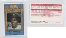 1981 Perma-Graphics/Topps Credit Cards All-Stars Willie Randolph #150-ASA8116