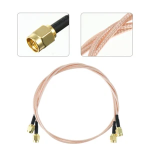 2pcs SMA Male to SMA Male Cable RG316 Coax Antenna Extender Cable - Zdjęcie 1 z 12