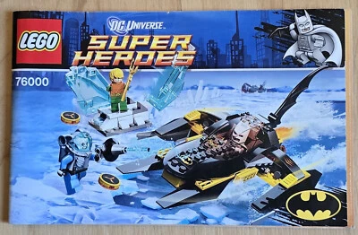 LEGO DC-76000-Batman vs. Mr. Freeze: Aquaman on Ice Instruction Manual  - Image 1 of 2