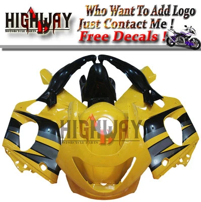 Motorrad Bodywork Fairing Kits Cowling For Yamaha YZF600R 97-07 yellow black - Imagem 1 de 4