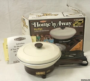 Empire Travl-Mate 12V/120V Portable Electric Fry Pan Tailgating RV - Picture 1 of 11