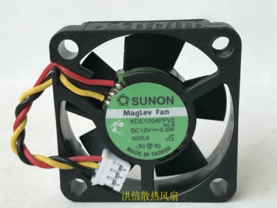 1 PCS SUNON Fan KDE1204PFV2 DC 12V 0.6W 4010 3 pin 40*40*10mm cooling fan - Image 1 of 3
