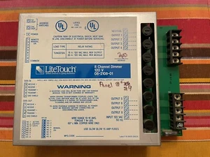 LITETOUCH 8 CHANNEL DIMMER MODULE 08-2108-01 (FUSED) - Picture 1 of 4