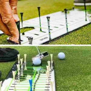 NEW Golf Putting Training Mirror Eyeline Alignment Practice Aid Portable UK - Picture 1 of 9