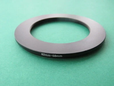 82mm-58mm Stepping Step Down Male-Female Filter Ring Adapter 82mm-58mm  - Image 1 of 2