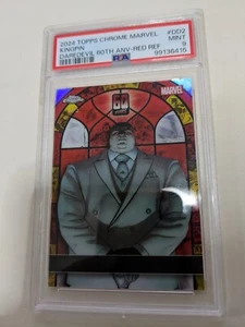2024 Topps Chrome Marvel Kingpin 2/5 Daredevil 60th #DD-2 PSA 9 - Picture 1 of 2