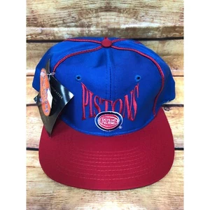 NWT NOS Vintage DETROIT PISTONS Collector's Series NBA Snapback Hat Cap (a39) - Picture 1 of 7