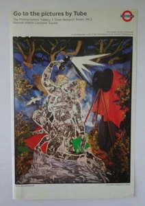 Art Poster London Underground 1993 Go to the Pictures by Tube Ron O'Donnell - Picture 1 of 6