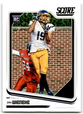 2018 SCORE JAKE WIENEKE RC SOUTH DAKOTA STATE JACKRABBITS #413 - Image 1 of 2