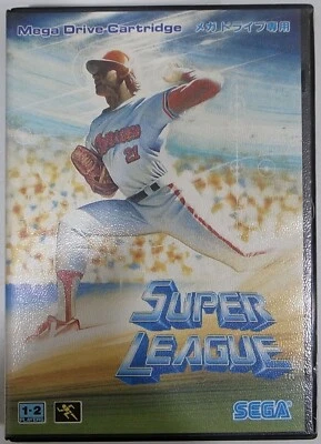 SUPER LEAGUE / SEGA MEGA DRIVE / VIDEO GAME / SEGA JAPAN  - Image 1 of 3