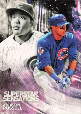 2018 Topps Superstar Sensations Addison Russell Chicago Cubs #SSS-4 - Image 1 of 2