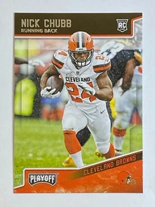 🏈 2018 Panini Playoff Football Base Card Rookie #213 Nick CHUBB 🏈 - Picture 1 of 2