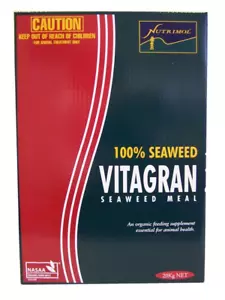 Nutrimol Vitagran 20kg Seaweed Meal Vitamin Supplement Cattle Dog Horse Organic - Picture 1 of 12