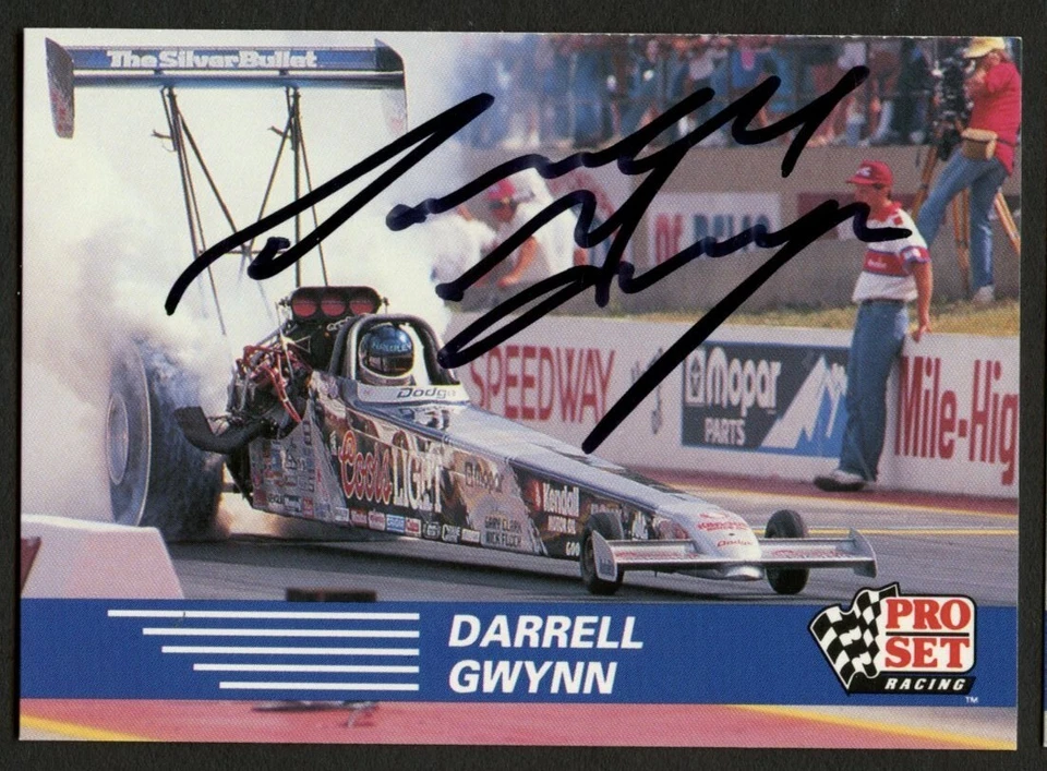 Darrell Gwynn #65 signed autograph auto 1991 Pro Set  NHRA Trading Card - Image 1 of 1