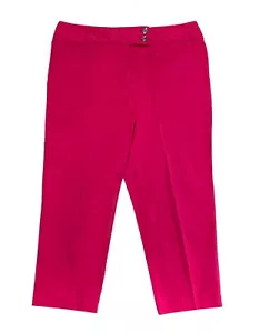 Style & Co., Pantaloni tagliati rosa scuro con stretch, taglia 12 - Foto 1 di 5