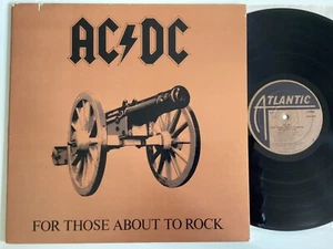 AC/DC, For those about to rock VINYL L.P 1981 Atlantic U.S orig EX copy test : - Bild 1 von 5